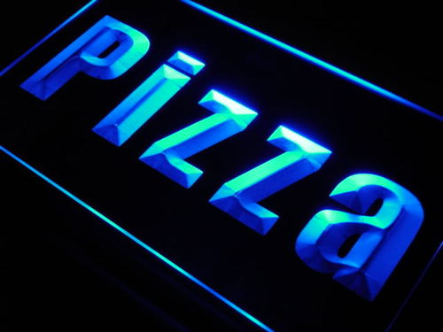Pizza Shop Cafe Business Lure Neon Light Sign